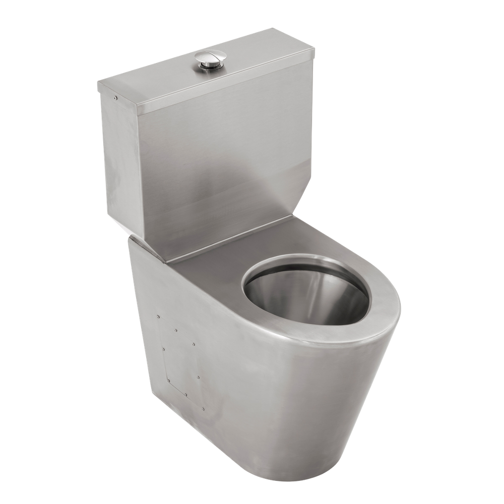 Ambulant Wall Faced Close Coupled Toilet Pan P Trap