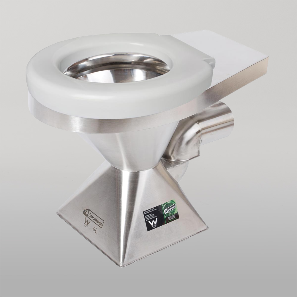 Disable Pedestal Toilet Pan P Trap with Seat