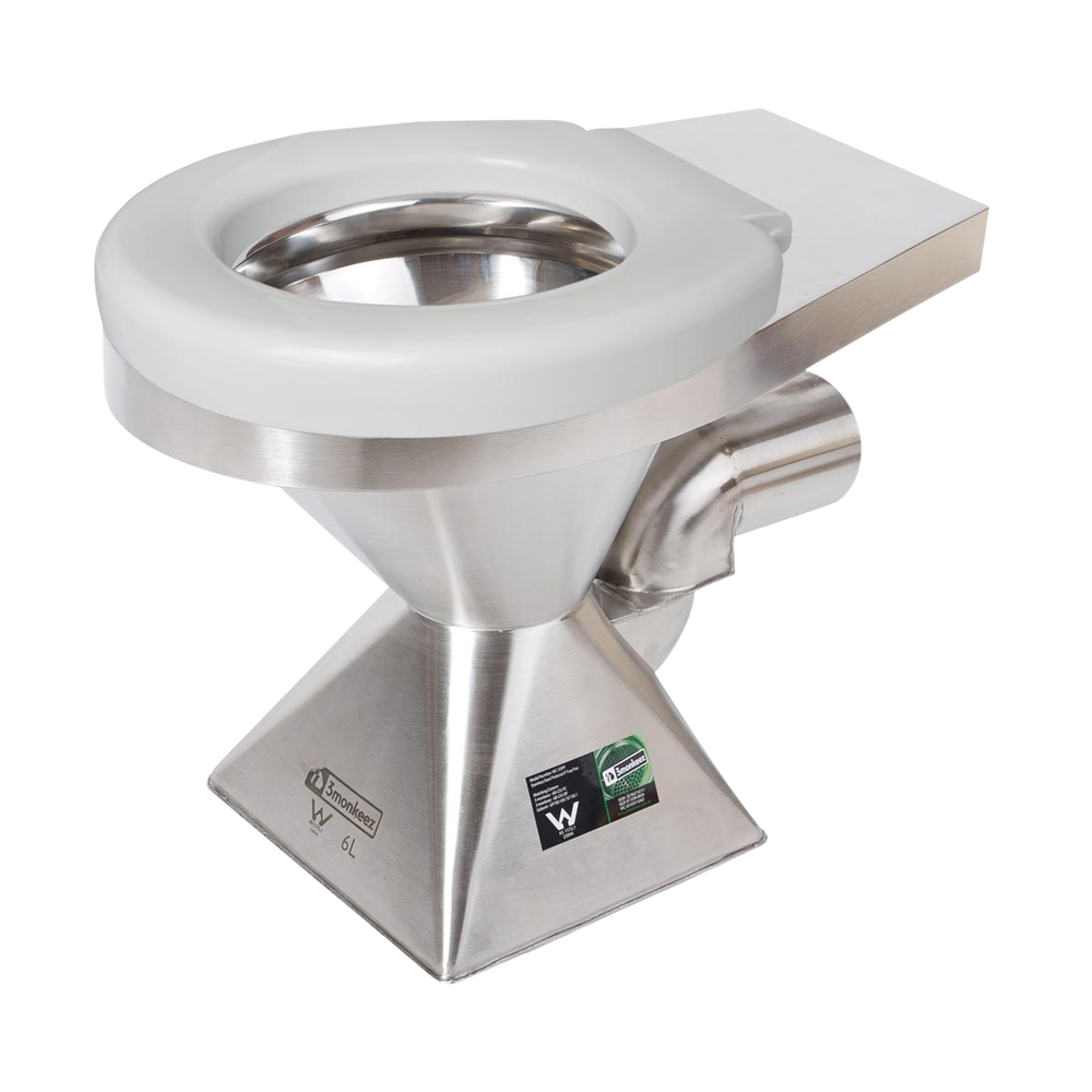 Disable Pedestal Toilet Pan P Trap with Seat