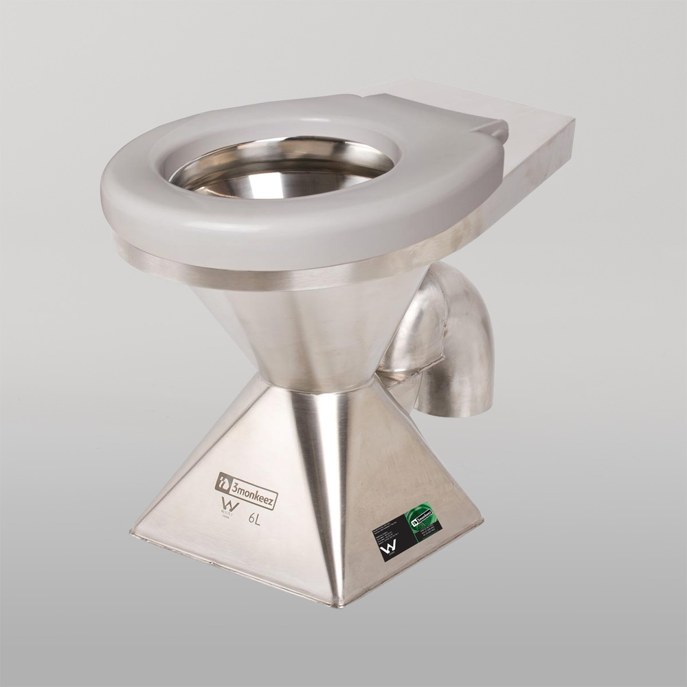 Disabled Pedestal Toilet Pan S Trap with Seat