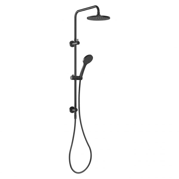 Pina Twin Shower Matte Black