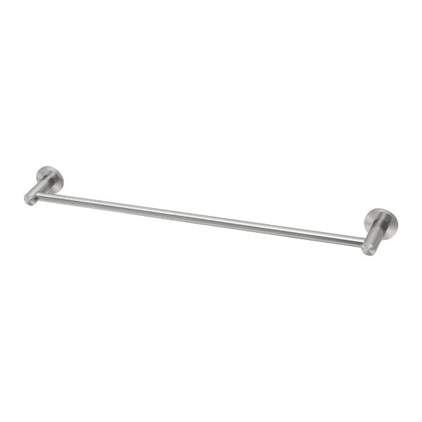 Radii SS 316 Single Towel Rail Round Plate 600mm  Stainless Steel