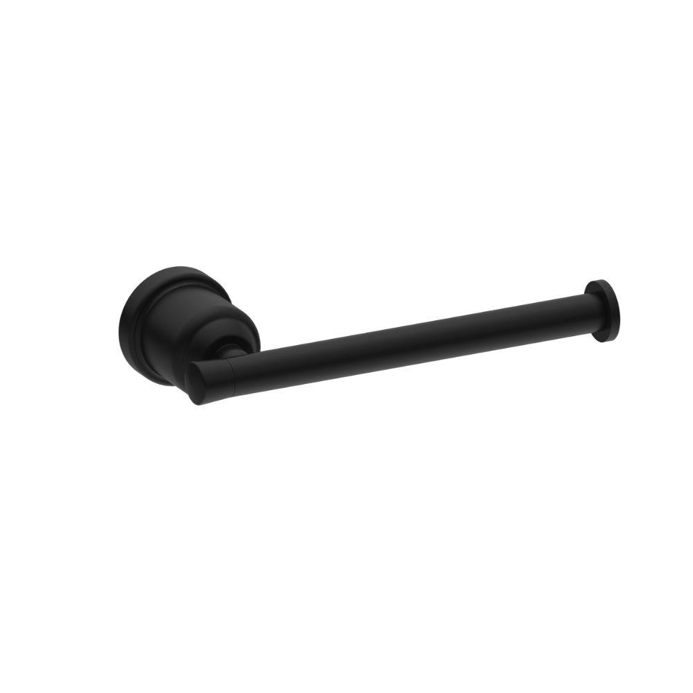 York Toilet Roll Holder Matte Black