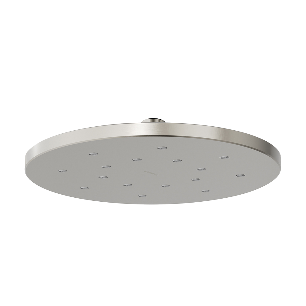 LuxeXP Shower Rose 250mm Round Brushed Nickel