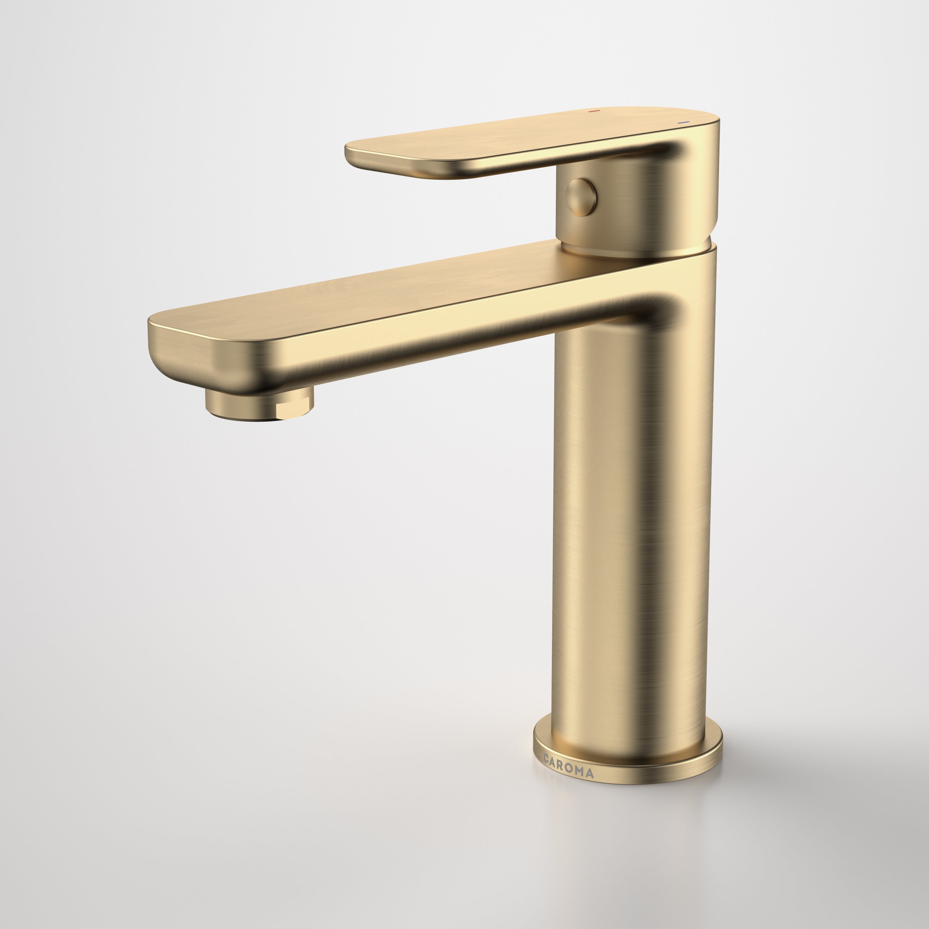 Luna Basin Mixer Brushed Brass Lead Free