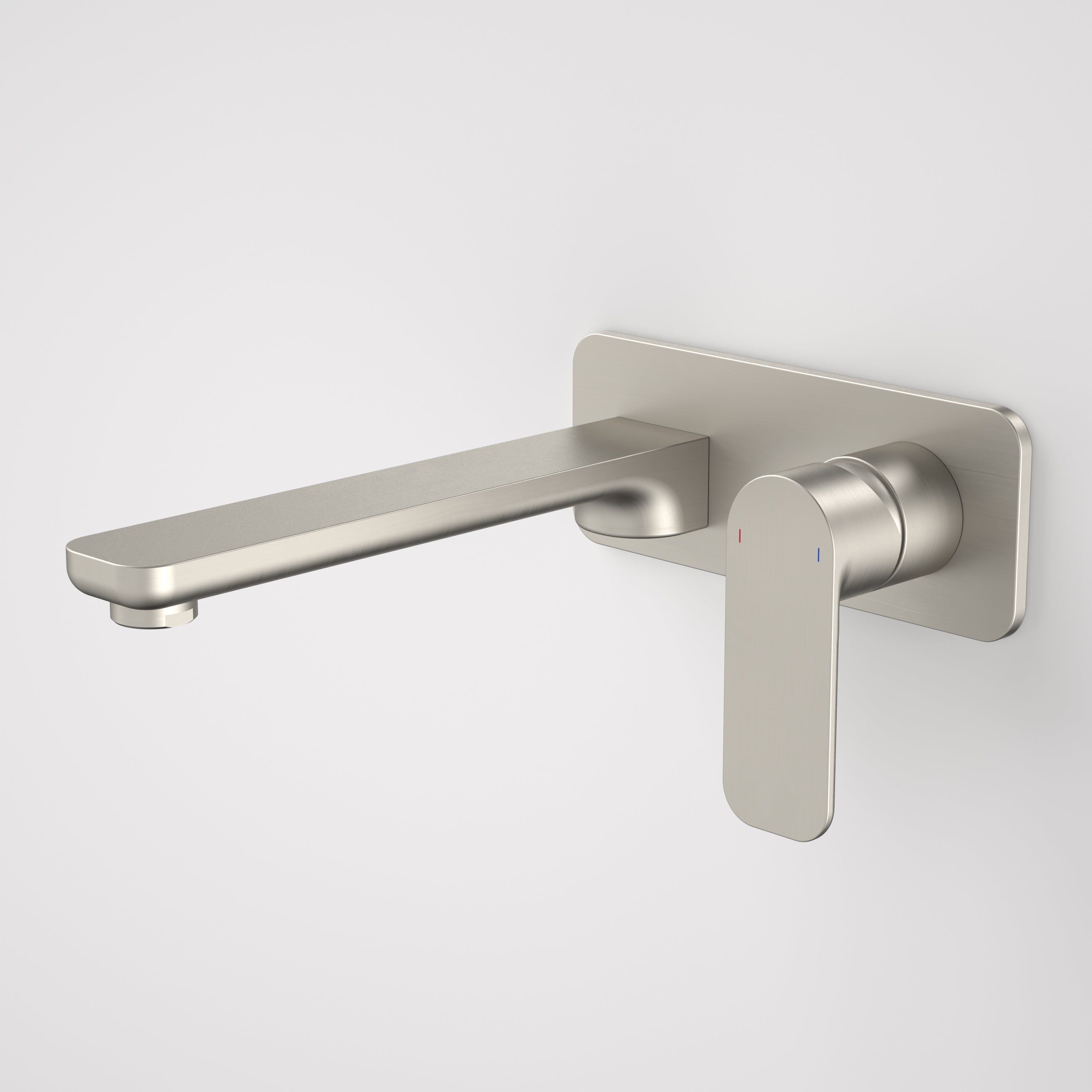 Luna Wall Basin/Bath Mixer Brushed Nickel Lead Free