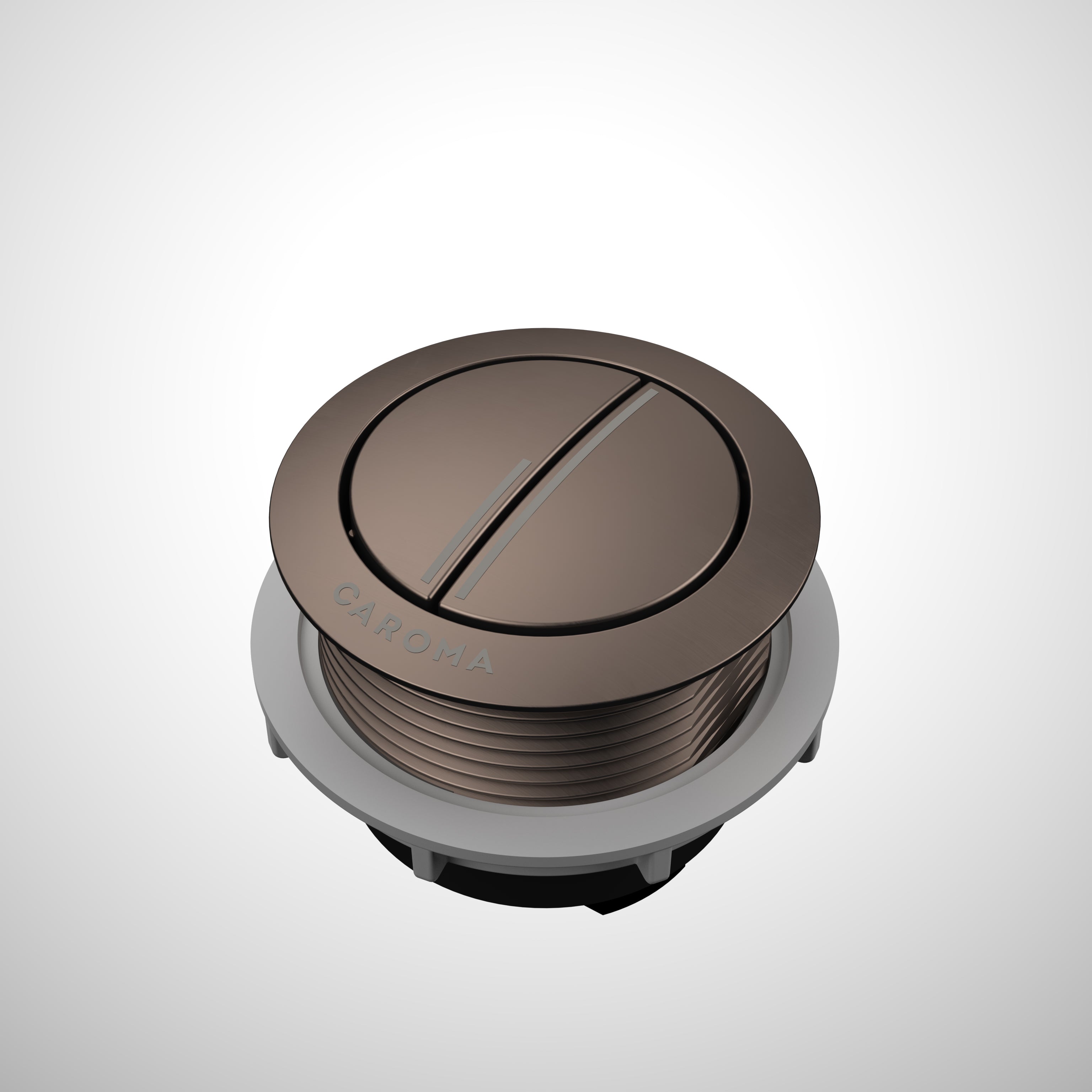 Urbane II Bezel/Button Round Brushed Bronze