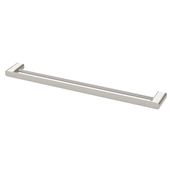 Nuage Double Towel Rail 800mm  Brushed Nickel