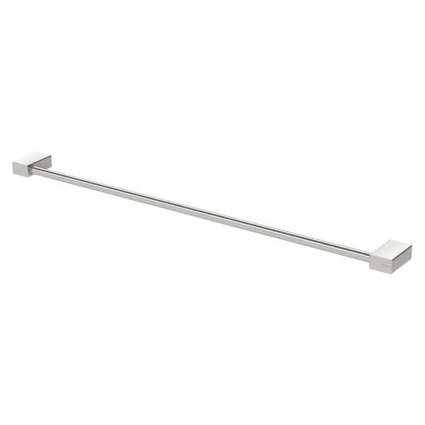 Lexi MKII Single Towel Rail 800mm  Brushed Nickel