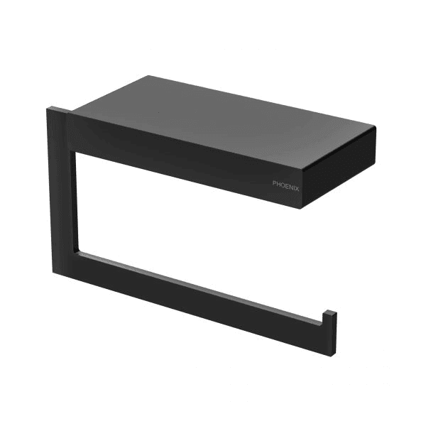 Lexi MKII Toilet Roll Holder Matte Black