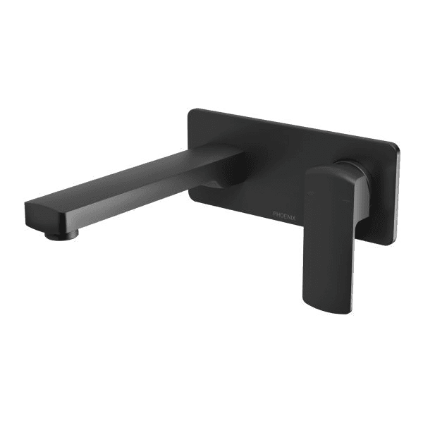 Teva Wall Basin / Bath Mixer Set 200mm Trim Kit Only Matte Black