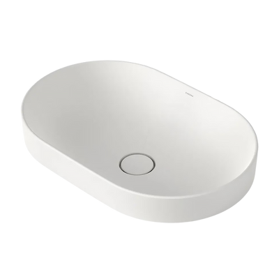 Liano II 530mm Pill Inset Basin Matte White