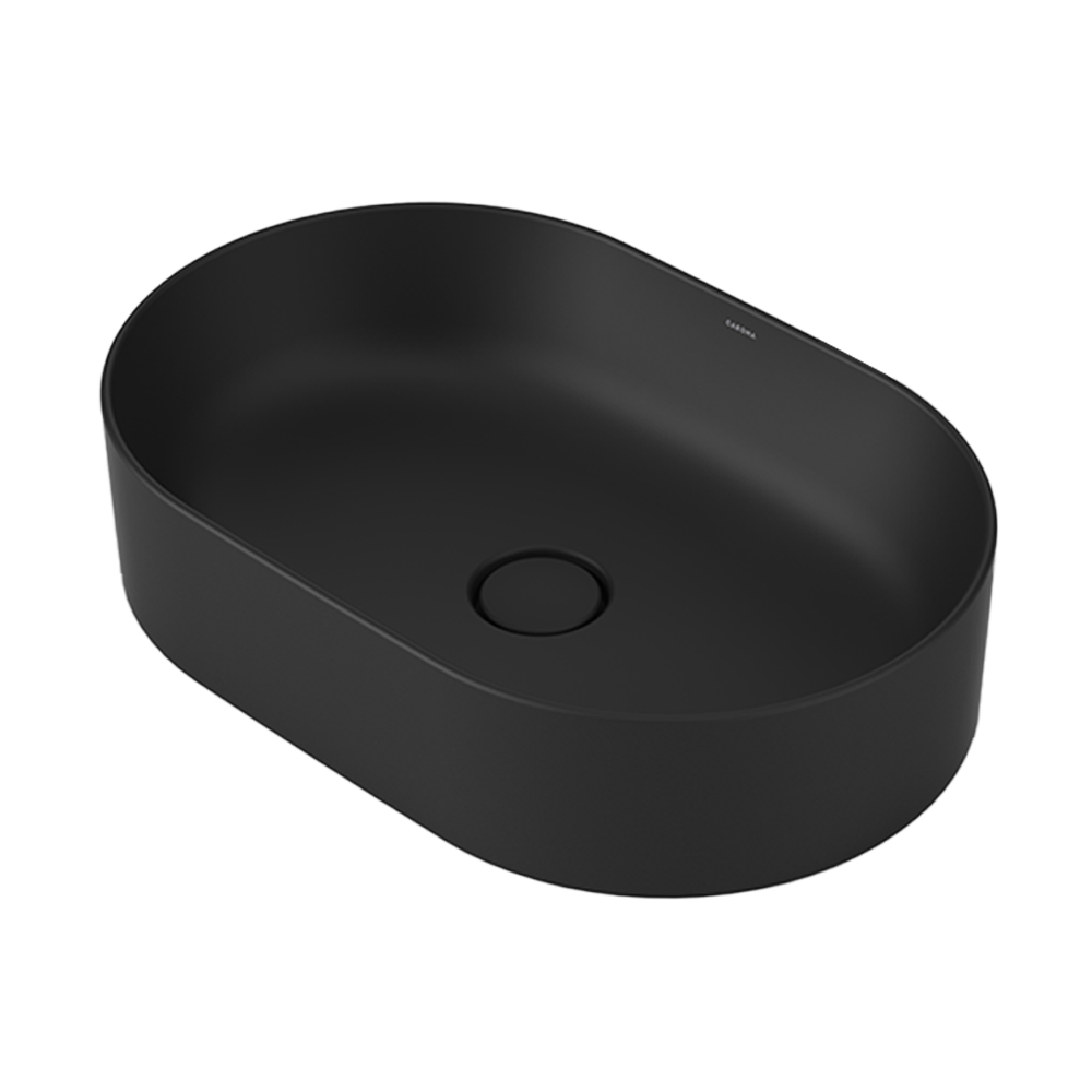 Liano II 530mm Pill Above Counter Basin Matte Black