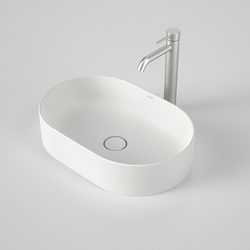 Liano II 530mm Pill Above Counter Basin Matte White