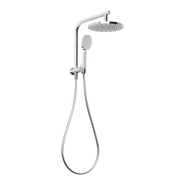 Vivid Slimline Compact Twin Shower Chrome