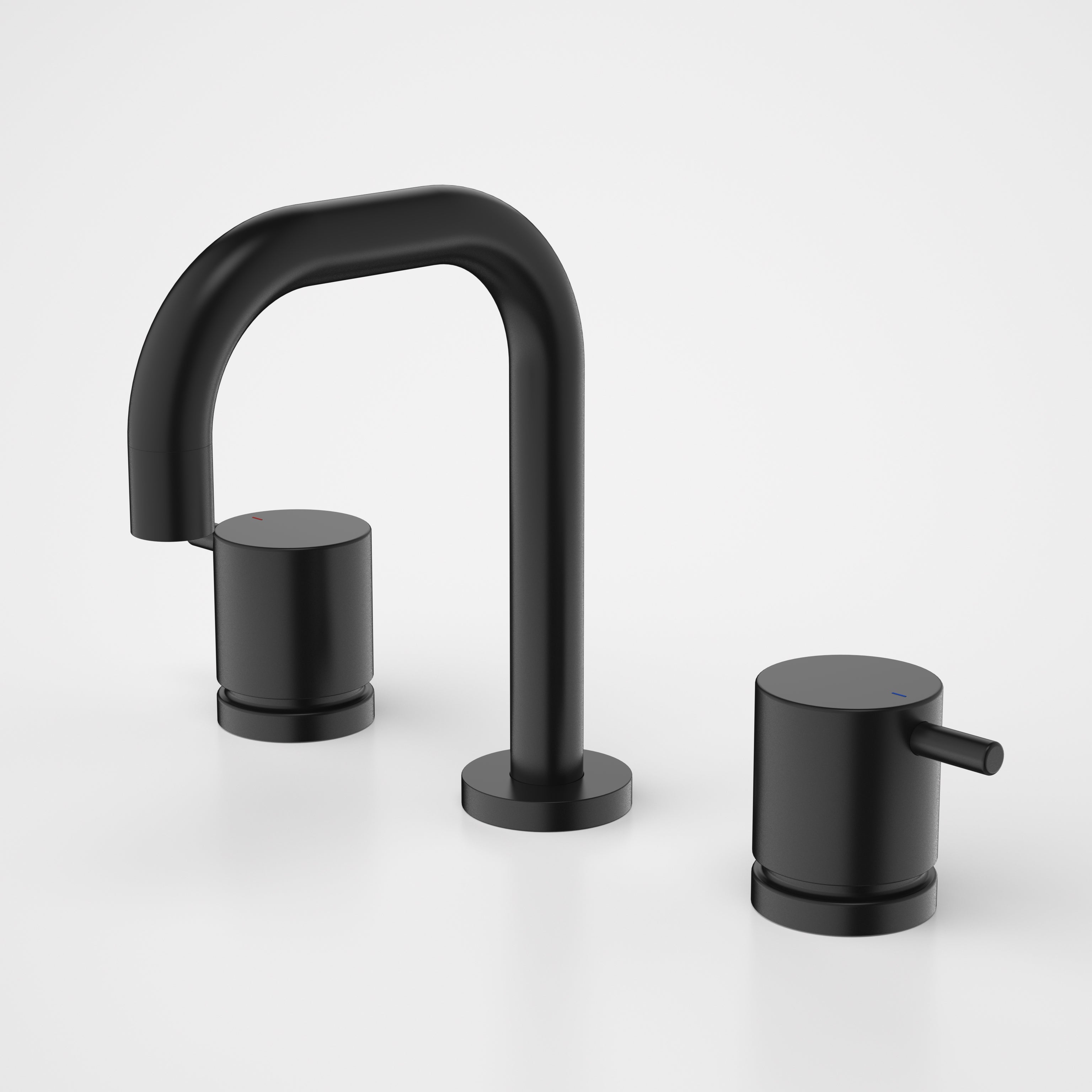 Luna Lever Basin Set Black