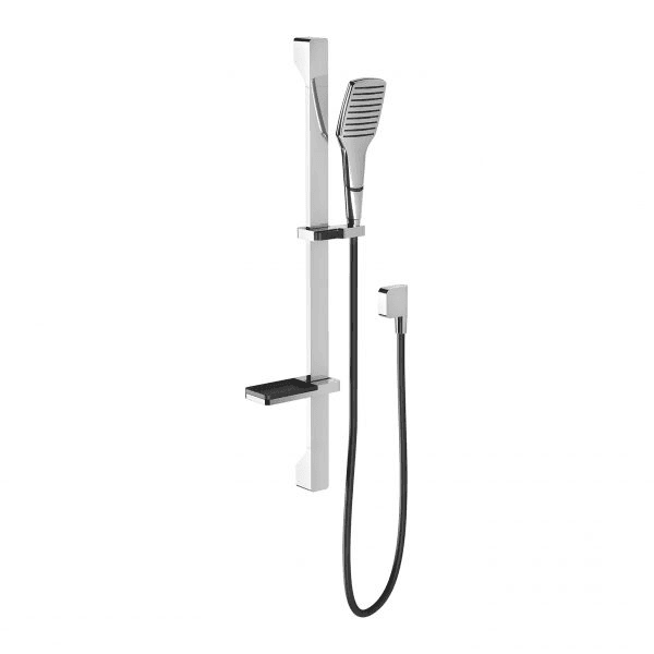 NX Cape Rail Shower Chrome Black