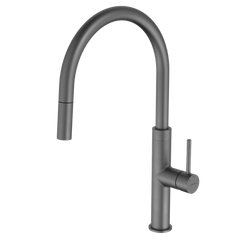 Caroma Liano II Pull Out Sink Mixer Gunmetal Lead Free