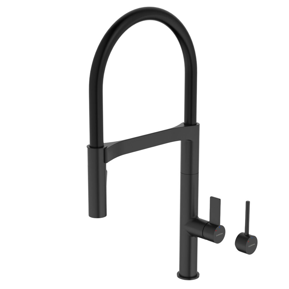 Liano II Pull Down Sink Mixer with Spray Matte Black