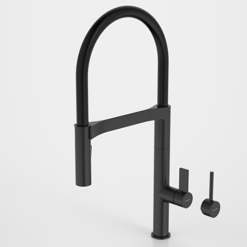 Liano II Pull Down Sink Mixer with Spray Matte Black