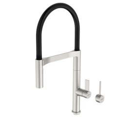 Liano II Pull Down Sink Mixer with Spray Brushed Nickel Lead Free