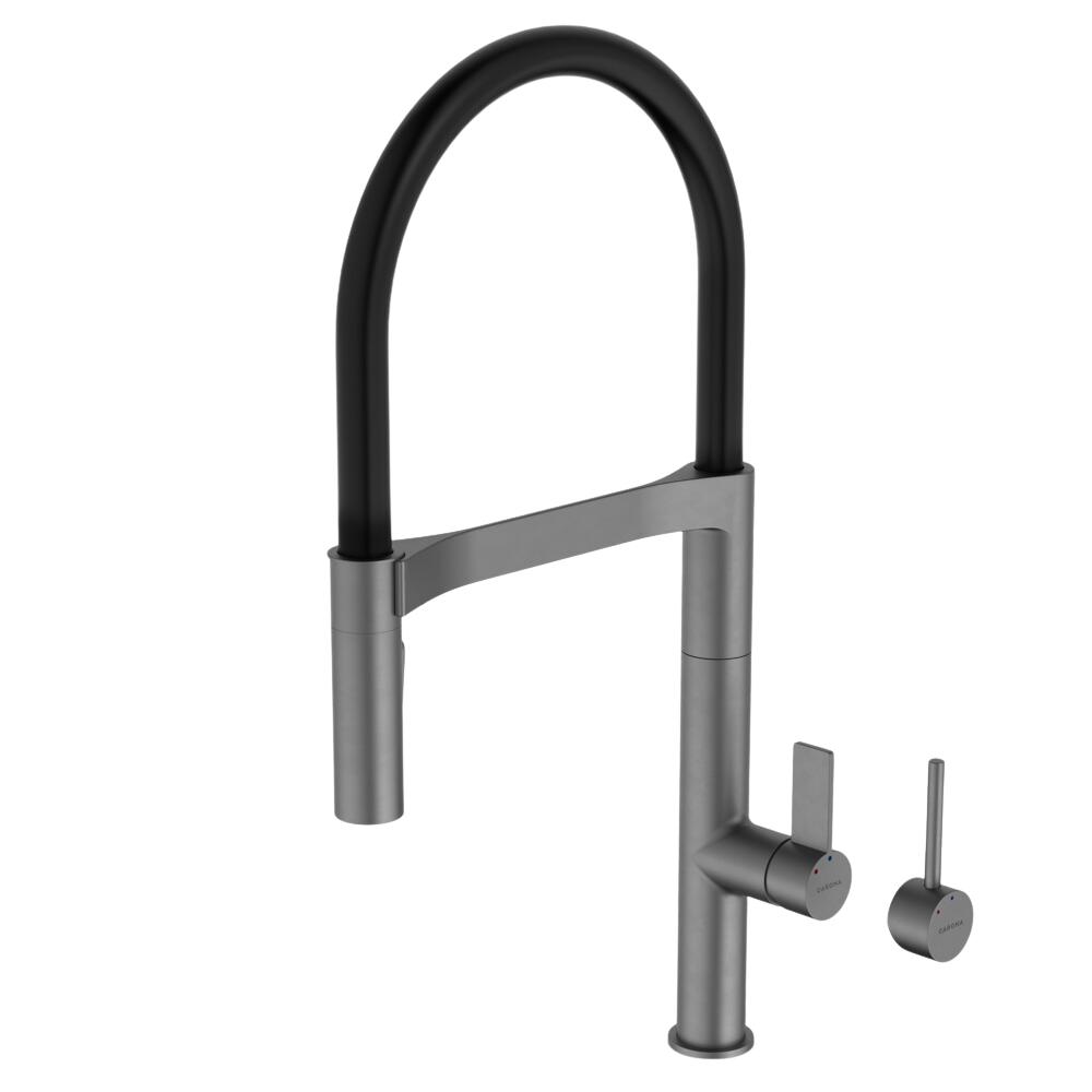 Liano II Pull Down Sink Mixer with Spray Gunmetal