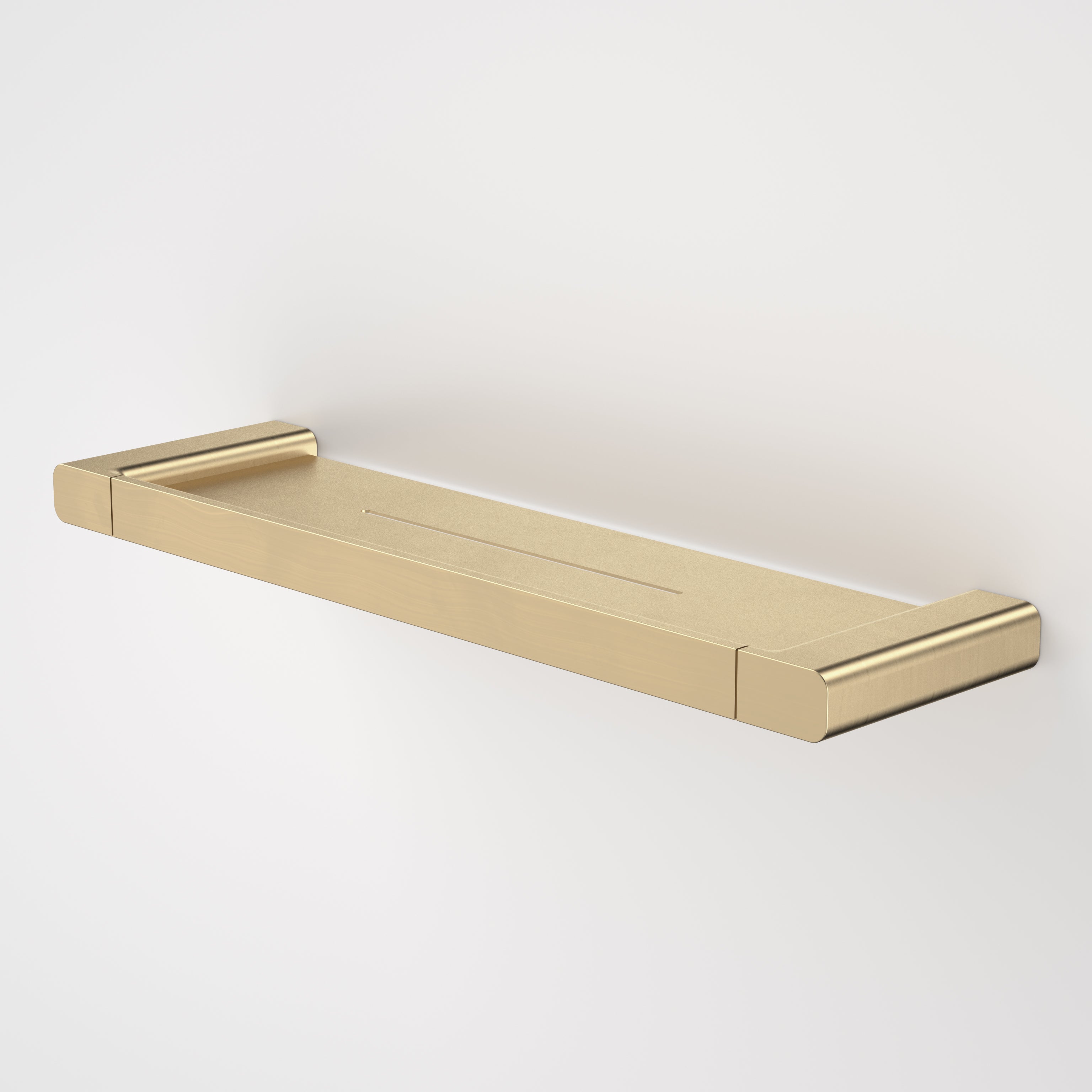 Luna Metal Shelf Brushed Brass