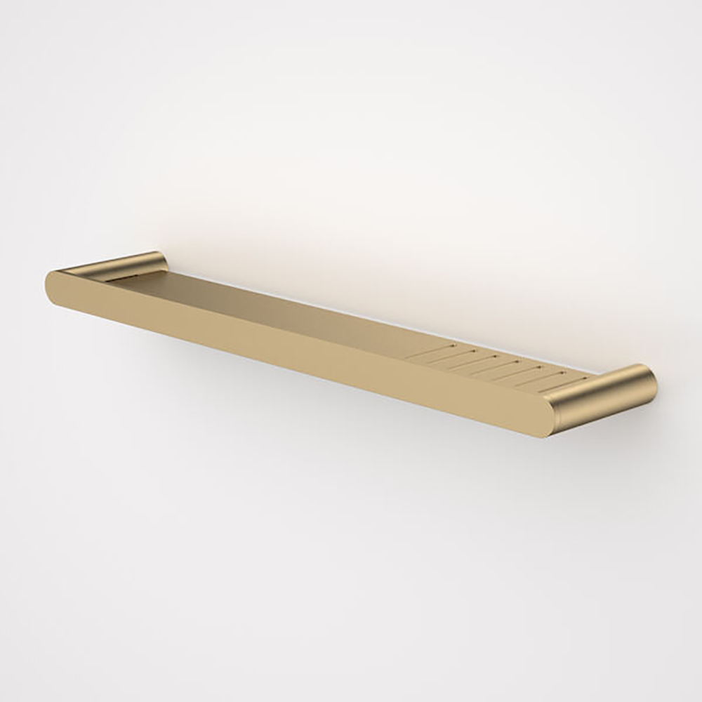 Urbane II Bathroom Shelf Brushed Brass