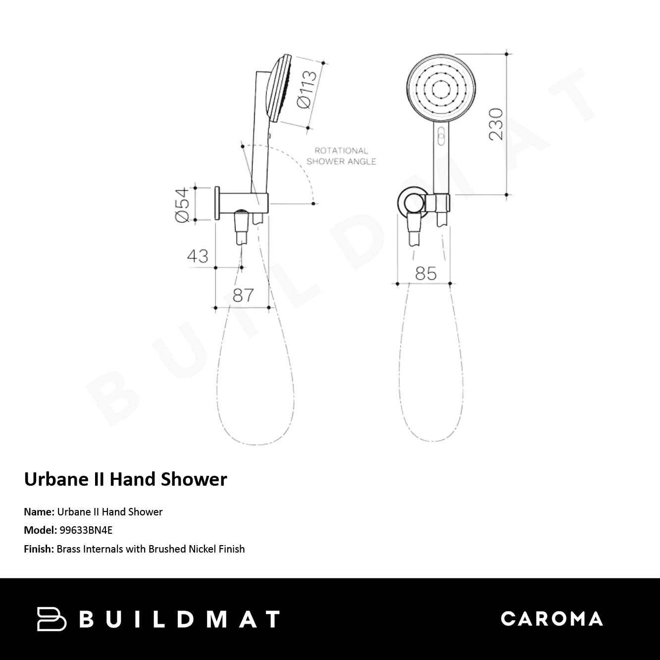 Urbane II Hand Shower Brushed Nickel