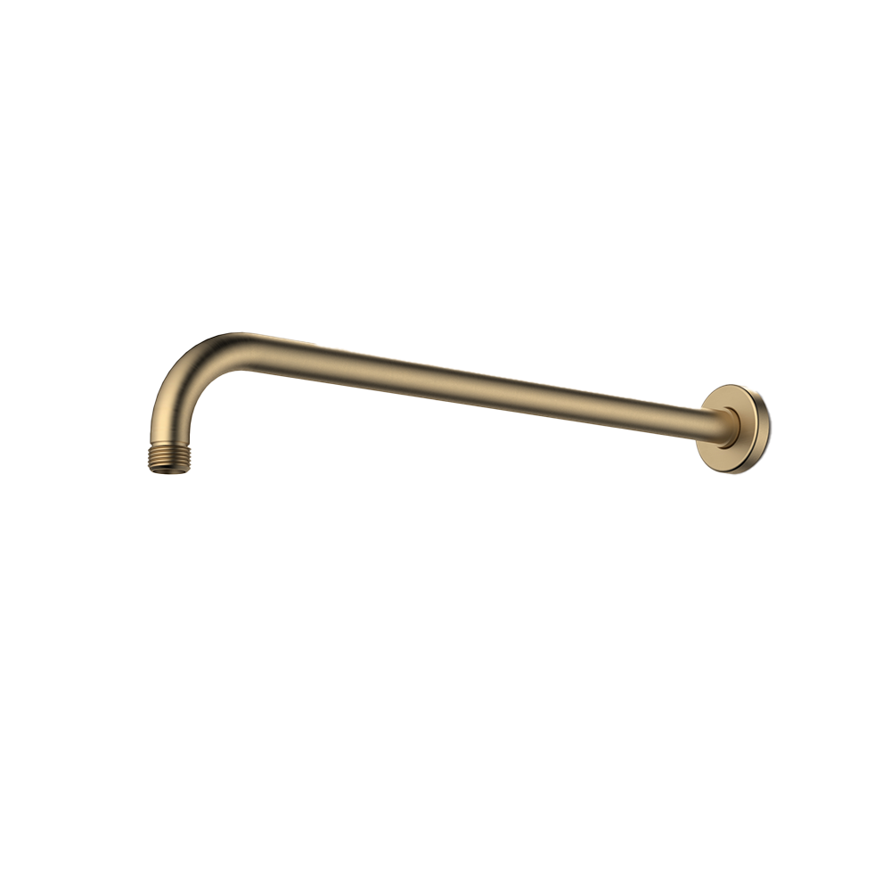 Urbane II 415mm Right Angled Shower Arm Brushed Brass