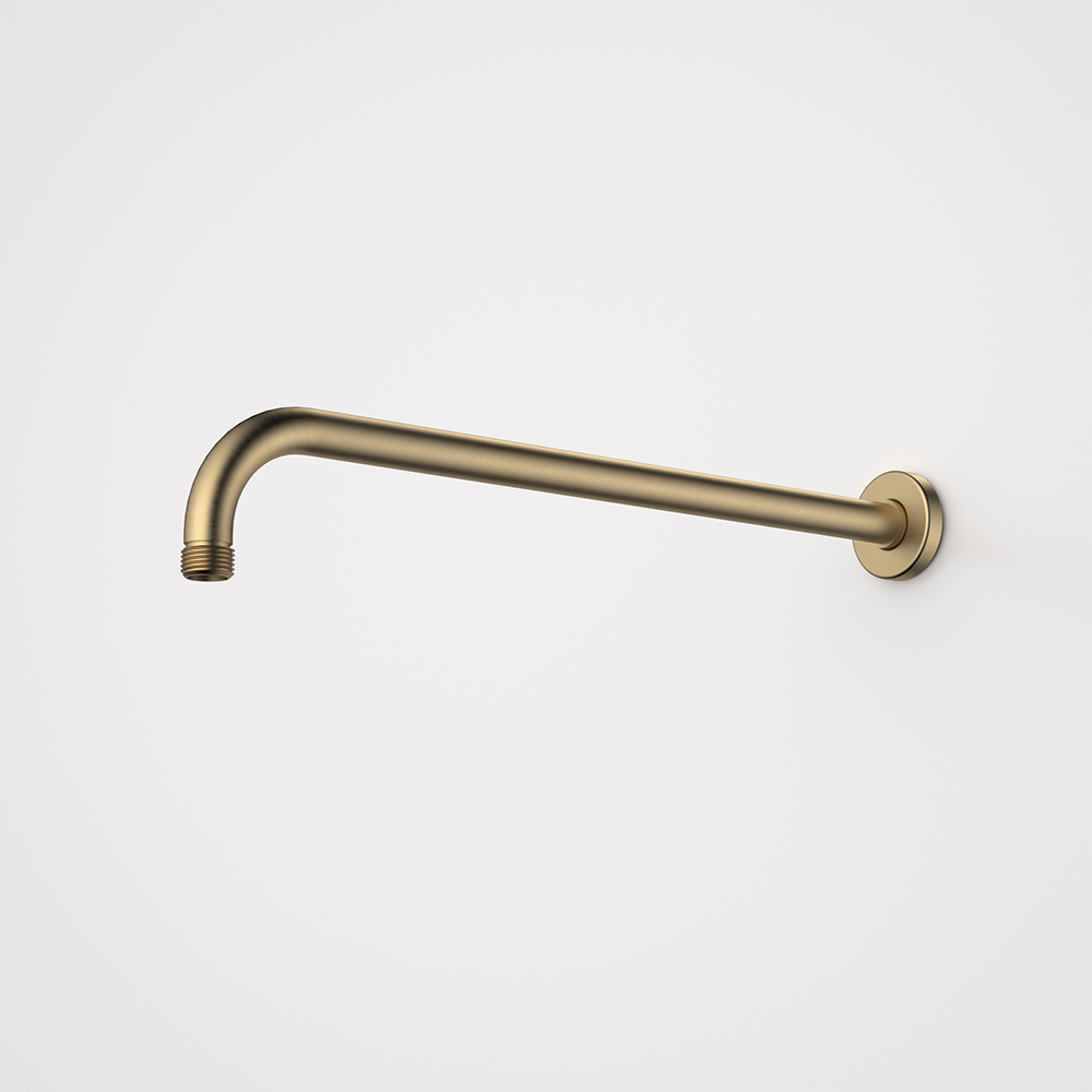 Urbane II 415mm Right Angled Shower Arm Brushed Brass