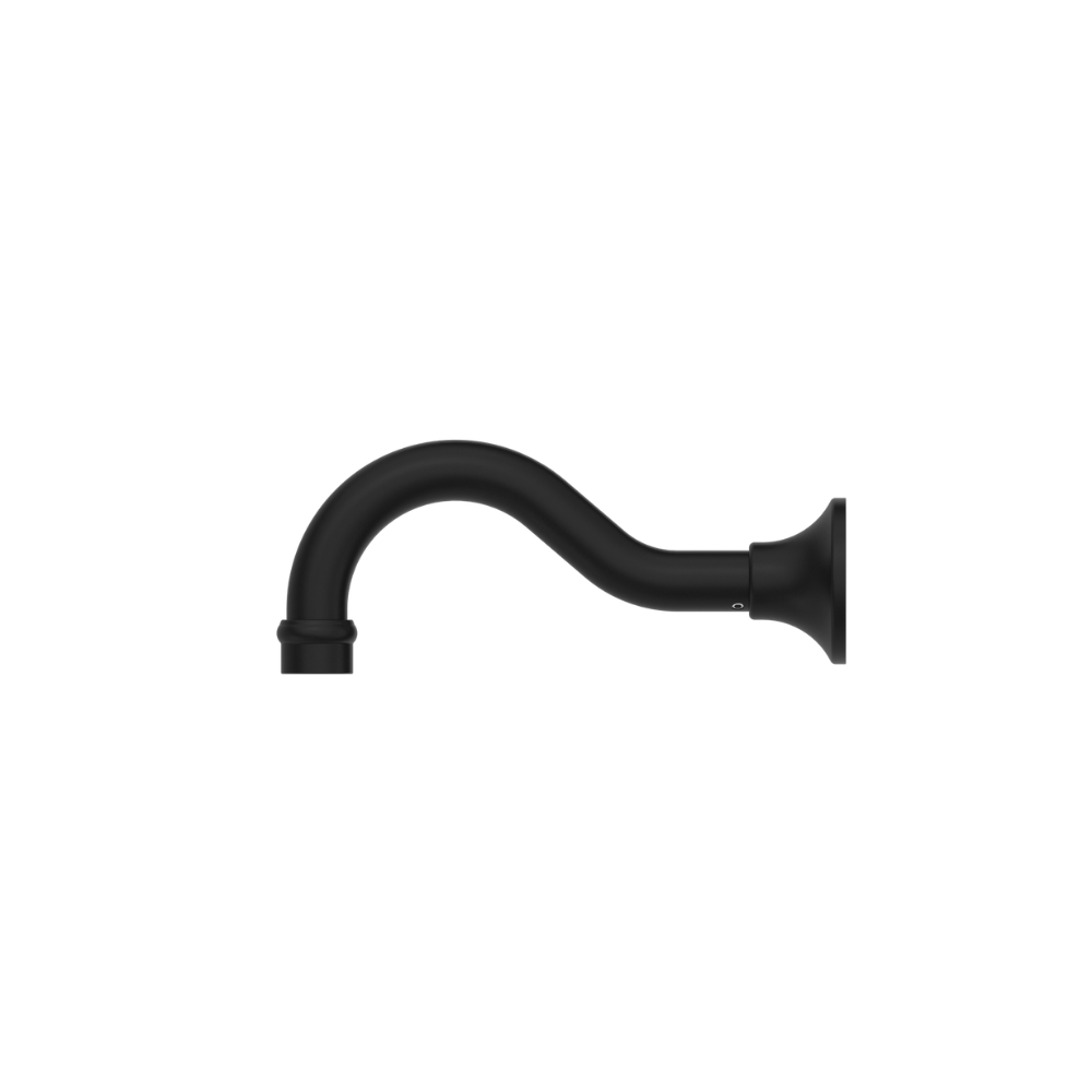 York Basin Bath Spout Only Matte Black