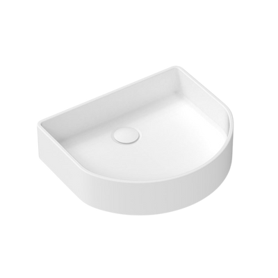 Arch Smooth Above Counter Basin Matte White