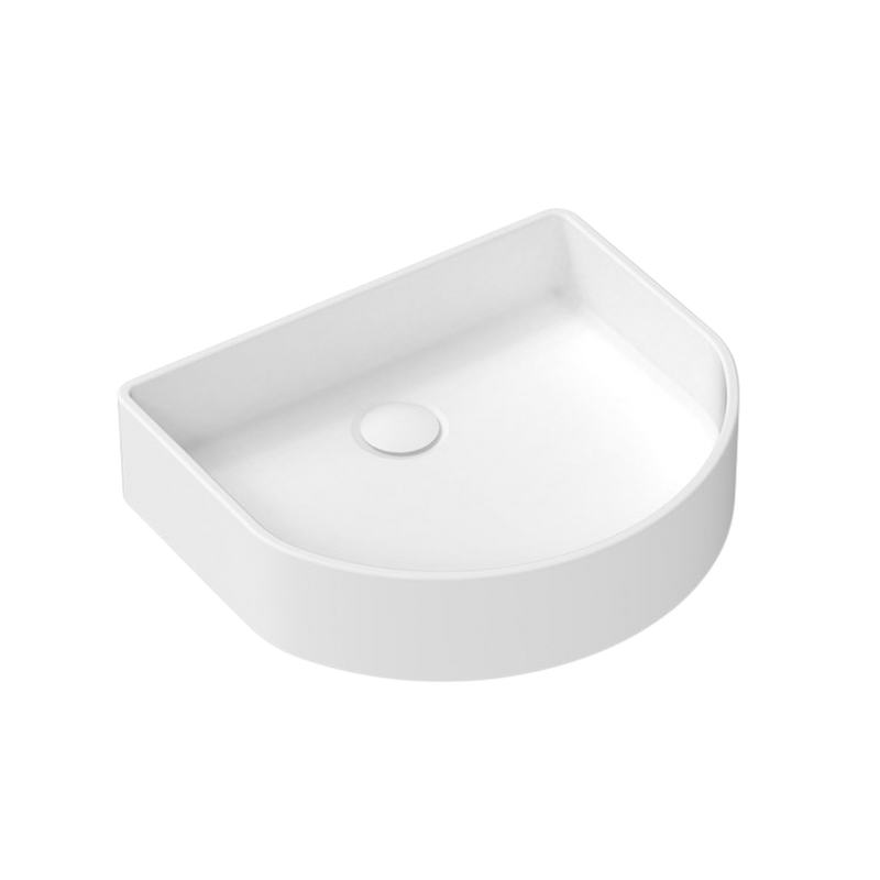 Arch Smooth Above Counter Basin Matte White