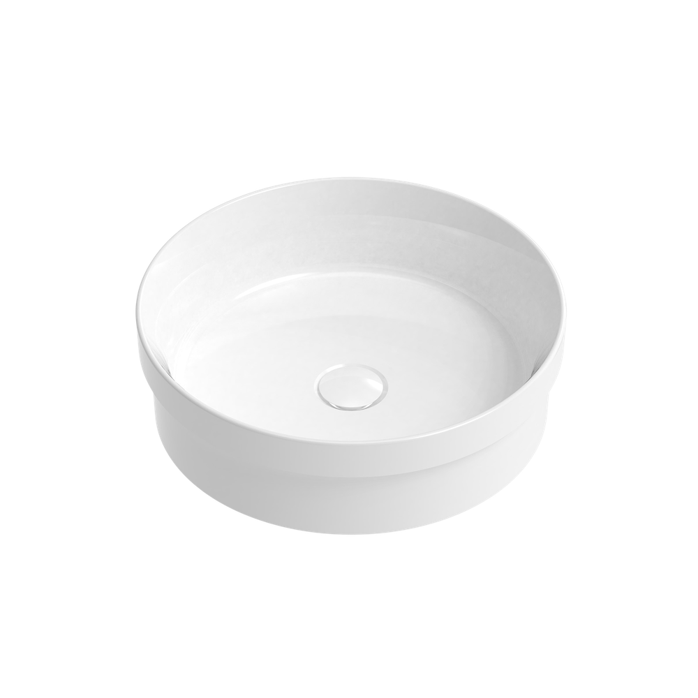 Chandler Semi Inset Basin Gloss White