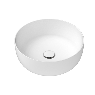 Glam Round Above Counter Basin Gloss White