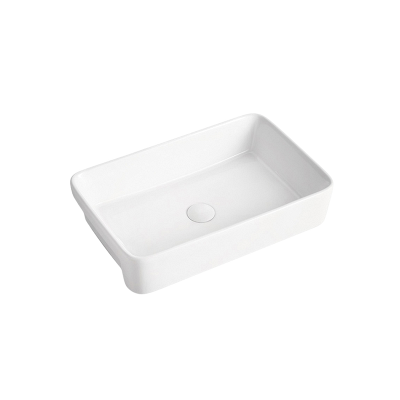 Lino Semi Recessed Basin Gloss White