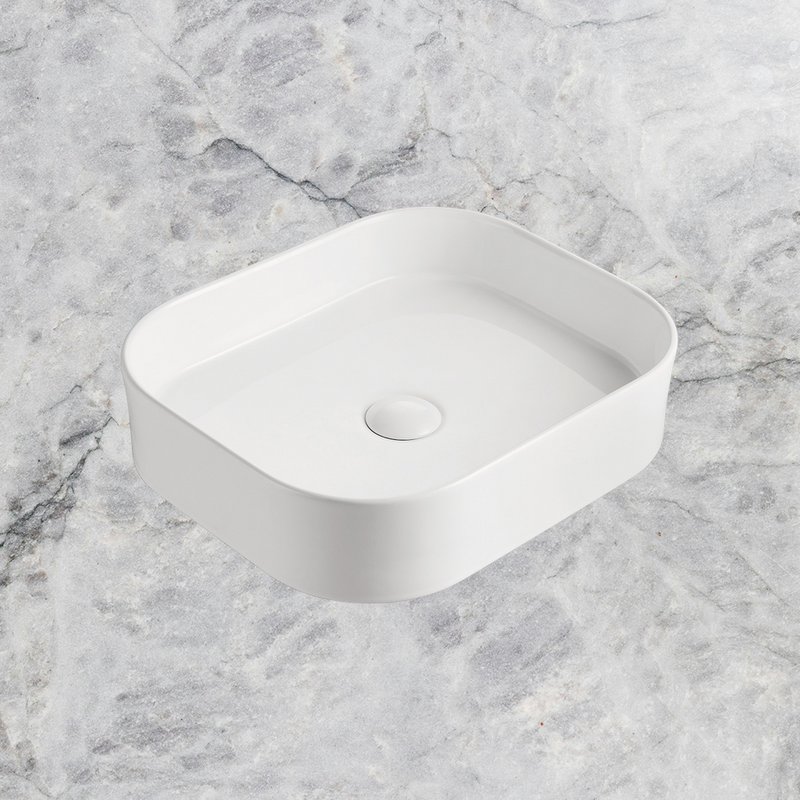 Louie Above Counter Basin Matte White