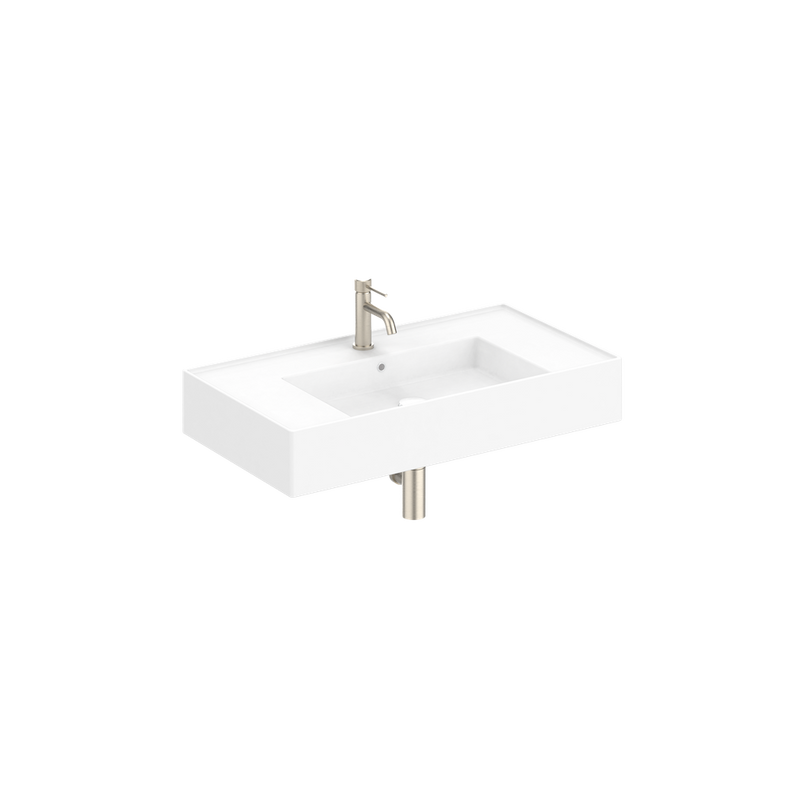 Teorema Wall Basin 800 Centre with 1 Tap Hole