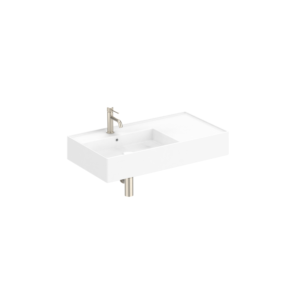 Teorema Wall Basin 800 Left with 1 Tap Hole