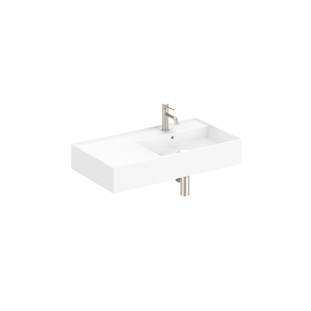 Teorema Wall Basin 800 Right with 1 Tap Hole