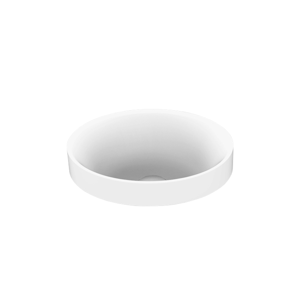 Joy Semi Inset Basin Matte White