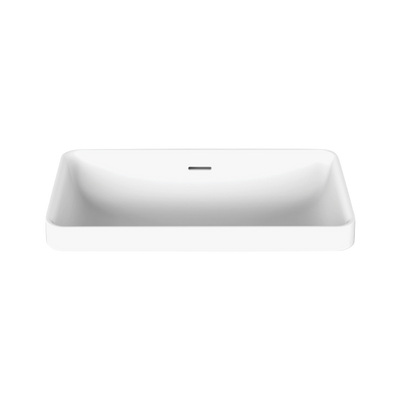 Zeya Semi Inset Basin Gloss White