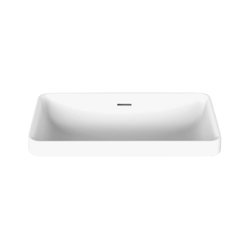 Zeya Semi Inset Basin Gloss White