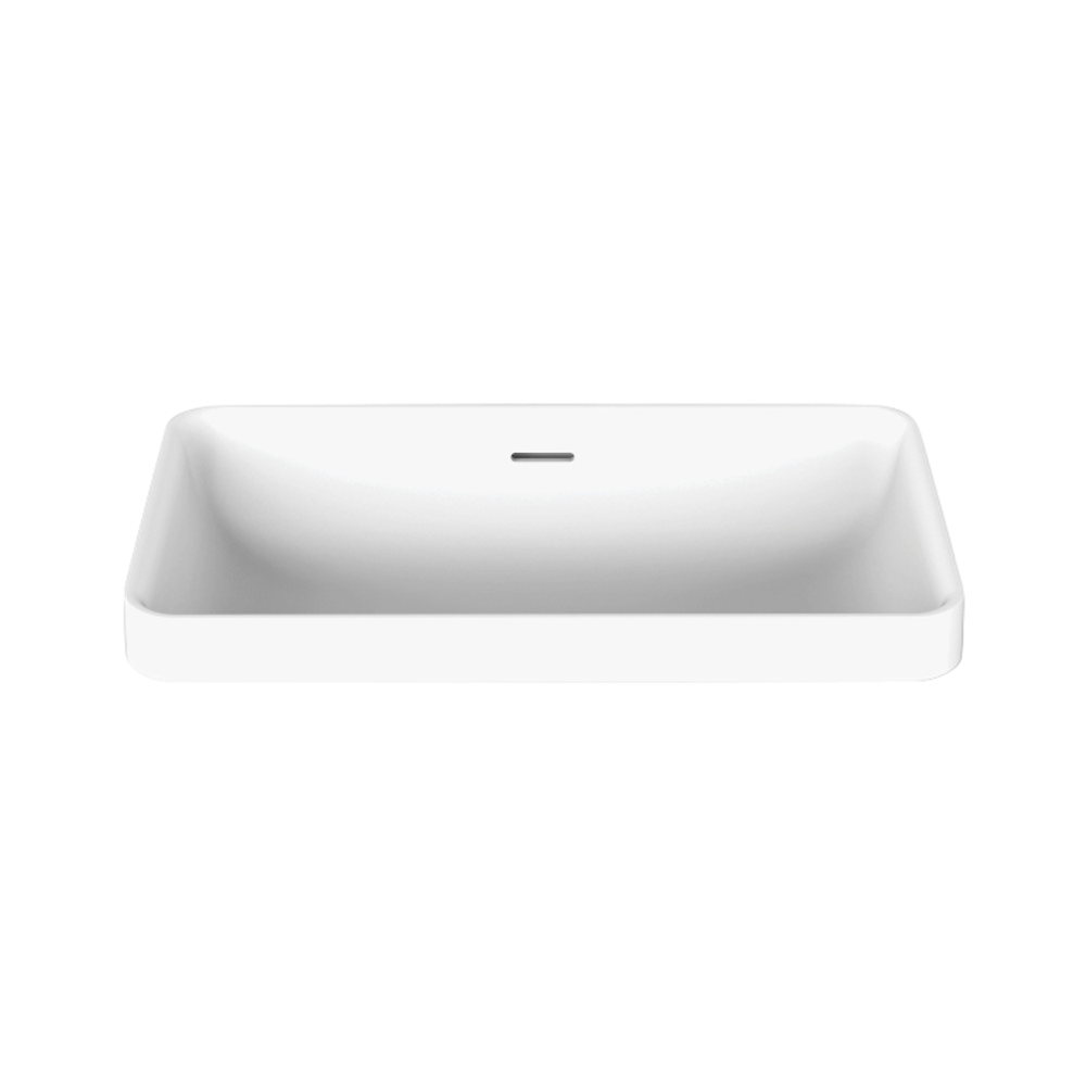 Zeya Semi Inset Basin Matte White