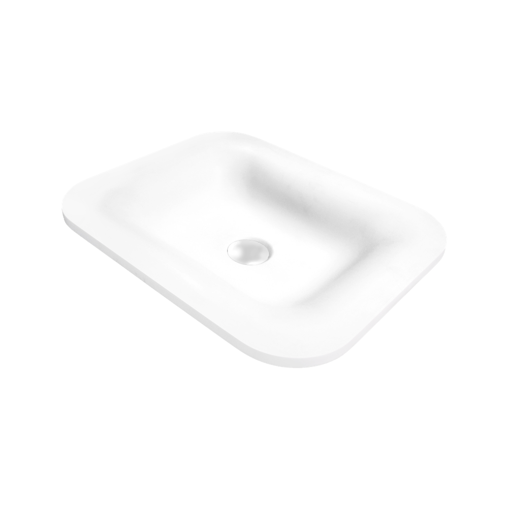 Believe Basin Matte White Inset