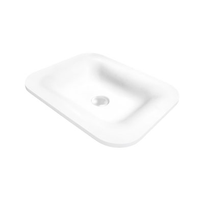 Believe Basin Matte White Inset