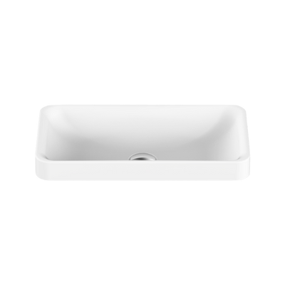 Faith Semi Inset Basin Gloss White