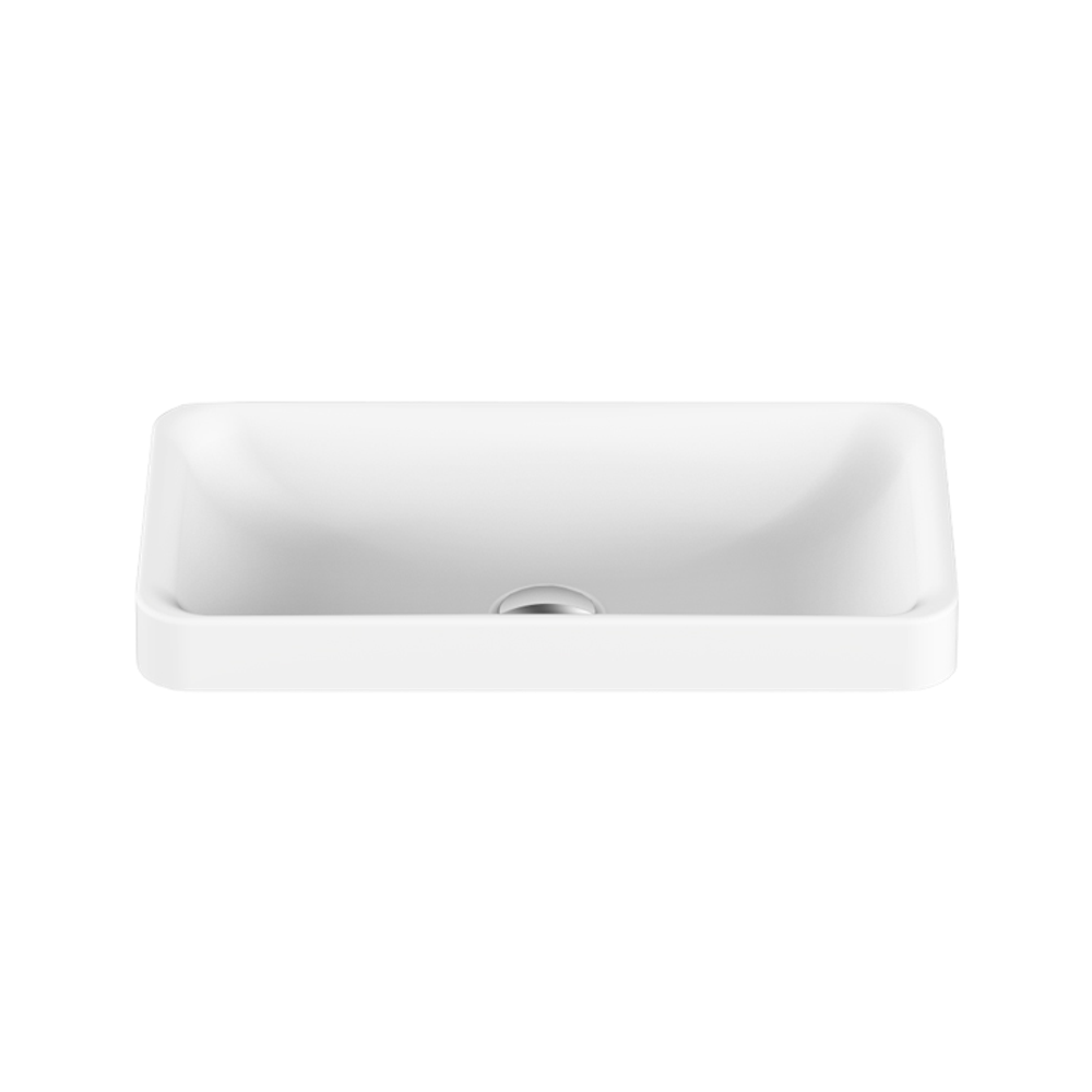 Faith Semi Inset Basin Gloss White