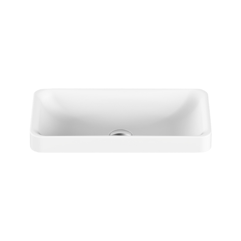 Faith Semi Inset Basin Gloss White